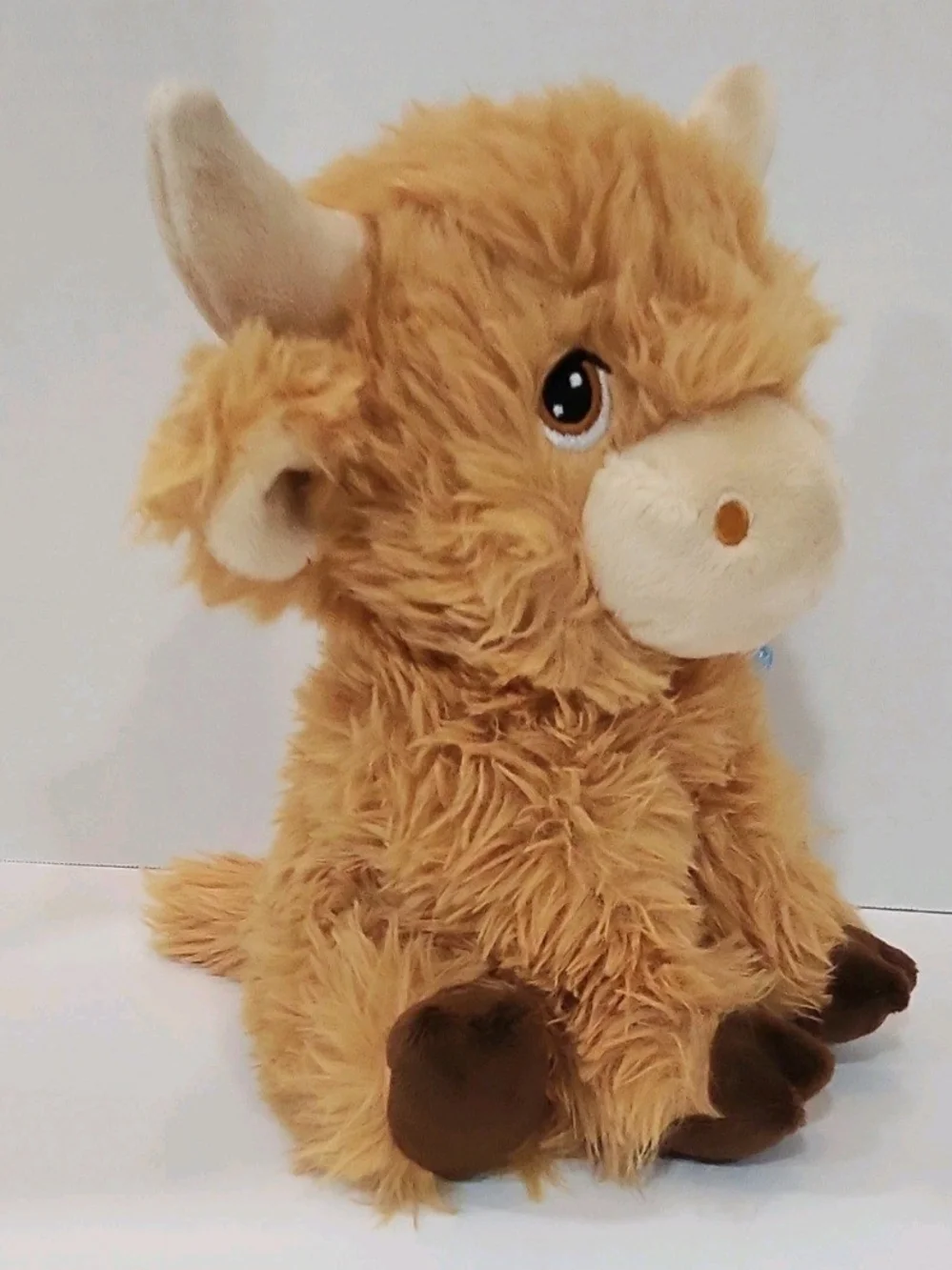Keel Toys Shaggy Highland Cow Plush, NWT